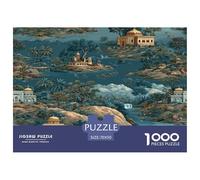 Maravilloso Paisaje Puzzle De 1000 Piezas, Juego Educativo, Desafío, para Adultos Y Niños Mayores De 12 Años Rompecabezas Familiar - Obra De Arte 70x50cm/1000pcs