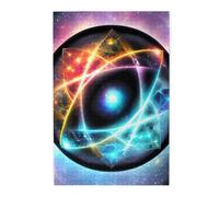 Maravilloso rompecabezas de imagen del universo. Rompecabezas de madera para adultos y niños, decoraciones desafiantes de rompecabezas