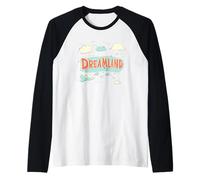Maravilloso traje de emblema de Dreamland para adultos y niños Camiseta Manga Raglan