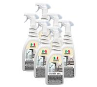 MARBEC SHOWER BRILL 750MLX6UDS Detergente abrillantador antical protector para sanitarios, mamparas de ducha y cerámica