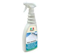 Marbec Vela Bianca 750ML Limpiador quitamanchas para una Limpieza Impecable de Velas de Nylon, Kevlar y dacrón. Elimina Suciedad, salitre y Smog, preserva Colores y Materiales.