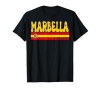 Marbella Ciudad España Vintage Estética Vacaciones de Verano Camiseta