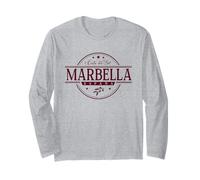 Marbella España - Marbella Costa del Sol España Etiqueta Manga Larga