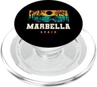 Marbella España Mediterráneo Andalucía Playa Puesta De Sol Diseño PopSockets PopGrip para MagSafe