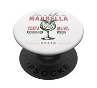 Marbella La vida es mejor en la Costa del Sol Andalucía Souvenir PopSockets PopGrip Adhesivo