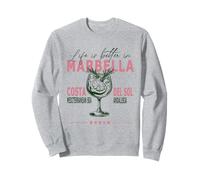 Marbella La vida es mejor en la Costa del Sol Andalucía Souvenir Sudadera