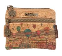 MarBello Cartera vegana de corcho con diseño de globo aerostático, ligera, sostenible y perfecta para trotamundos con sentido del estilo