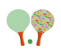 Marbeno Conjunto Palas Madera Flamencos 38x24x0,6 cm Jardin, Piscina y Playa MARBUENO SUMMER 10564