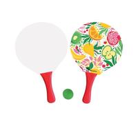 Marbeno Conjunto Palas Madera Frutas 38x24x0,6 cm Jardin, Piscina y Playa MARBUENO SUMMER 10567