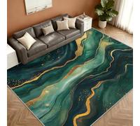 Marble Alfombra 120x180cm, Emerald Green Marble Alfombras for Living Room