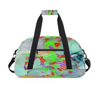Marble Art Goth Skull Kids Duffel Bags for Girls Boys, Marble Overnight Weekender Travel Bag 24L Sport Gym Duffel Bag Practice Tote Carry Bag, color, 24 L, Organizador de bolsas