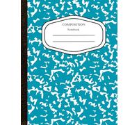 Marble composition notebook (8.5*11): Wide ruled paper subject book