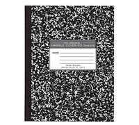 Marble Cover Composition Book, Legal Rule, 9-3/4 x 7-1/2, 50 Pages, Sold as 1 Each