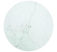 Marble Design Tempered Glass Tabletop Ø90 x 1 cm - Durable, Safe & Stylish for Dining, Center, Gold Garden Mesas - Perfect Desktop Surface for Modern Interiors
