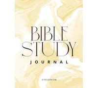 Marble Grace - Pastel Yellow Bible Study Journal: A guided notebook for prayer, meditation and the study of the Word