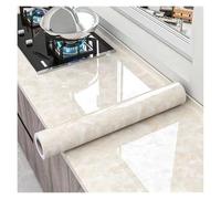 Marble Kitchen Oil-Proof Film Stove Waterproof Moisture-Proof Self-Adhesive Wallpaper Countertop Cabinet Renovation Tile Sticker(Color-05,55cm x 300cm)