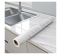 Marble Kitchen Oil-Proof Film Stove Waterproof Moisture-Proof Self-Adhesive Wallpaper Countertop Cabinet Renovation Tile Sticker(Color-04,55cm x 300cm)