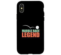Marble Legend Marble Races Marbling Para entusiastas del mármol Carcasa para iPhone X/XS