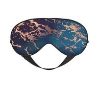 Marble Luxe Decor morado oscuro y verde azulado con dorado, Cubreojos completos Antifaz bloqueador de luz Antifaz para dormir Antifaz suave con los ojos vendados Noche
