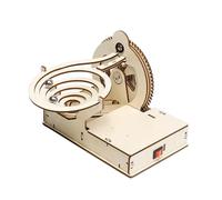 Marble Machine Kit - Wooden Marble Run, Mechanical Puzzles Kit | Wooden Educational Kids Toys, Machine Kits | For Kids Home Playroom Activity Center School Travel Play Holiday Birthday