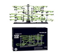 Marble Maze Game Building Kit, Battery Powered Roller Coaster Set, 30.71x6.3x12.99 Inches Educational Stem Toy with Moving Tracks, Puzzle Race Game for Teens, Kids Ages 14 and Up