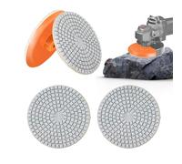 Marble Polishing Kit, Grit Pads for Concrete, Resin, Quartz, and Adamantite, Buffing Pad Set for Granite Countertop Sanding and Stone Finishing Applications, 1x10cm