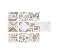 Marble Wall Stickers 10Pcs Waterproof DIY Design Home Decoration Multi-Color PVC Suitable for Kitchen Bathroom