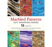 Marbled Patterns Gift Wrapping Papers - 12 sheets: 18 x 24 inch (45 x 61 cm) Wrapping Paper