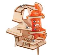 Marbleocity Triple Play 4-Bar Link - Construye una m quina de canicas de madera - Kit STEM Tinkineer - Para mayores de 9 a os