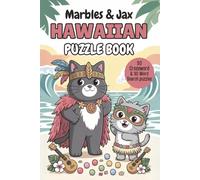 Marbles & Jax Hawaiian Puzzle Book 30 Crosswords 30 Word Search Puzzles: Tropical Island Crossword Puzzles with Cute Cats (Marbles & Jax Puzzle Books)