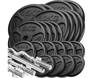 Marbo Sport Conjunto de pesas reforzadas y pesas delgadas 173 kg