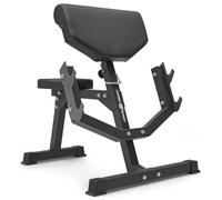 Marbo Sport Curl Pult Scott Bank MS-L107 - Almohadilla para brazo regulable en altura, soporte para mancuernas, construcción estable y duradera, color rojo o negro a elegir