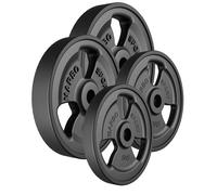 Marbo Sport juego de placas de peso fundidas de goma 30 kg / 2x10kg + 2x5kg