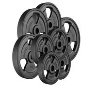 Marbo Sport juego de placas de peso fundidas de goma 30kg / 4x5kg + 4x2,5kg