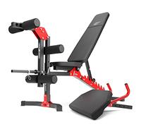 Marbo Sport Juego MH1 | Banco de pesas ajustable MH-L115 + Banco Curl Pult Scott (para banco de pesas) MH-A101 + entrenador de piernas (para banco) MH-A102 | Juego de 42 kg a elegir