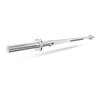 Marbo Sport Mancuernas Ø 30 mm | Barra de pesas de 198 cm, 180 cm, 167 cm, barra de mancuernas de 40 cm, barra SZ y super SZ de 120 cm - cromada y moleteada, con cerraduras