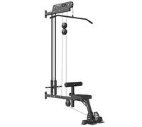 Marbo Sport Máquina de Abdominales lat. y Remo bajo MS-W101 2.0, 25 kg, 131 x 106 x 211 cm, Carga máxima de 120 kg