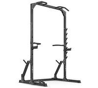 Marbo Sport Media jaula para sentadillas con barra para pull up con rack y estación de dip + conector para minas MS-U115 2.0 | Made in EU