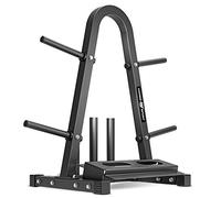 Marbo Sport MH-S007 2.0. - Soporte múltiple para discos de pesas, mancuernas y barras, color negro, capacidad de carga máx. de 300 kg
