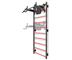 Marbo Sport Set MHU1 | Barras de Pared para Montaje en Pared 230 x 81 cm MH-U204 + Estación de inmersión Multifuncional de Pared con Barra de tracción (2 en 1) MH-U205 | Made in EU