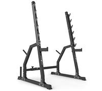Marbo Sport Soporte de mancuernas ajustable con bandeja de emergencia y ajuste de distancia MS-S107 2.0