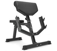 Marbo Sport - Soporte Larry Scott MS-L107 2.0 - Máquina de bíceps y tríceps - Estructura sólida y duradera - Respaldo ajustable en 5 posiciones - Soporte ajustable - Negro