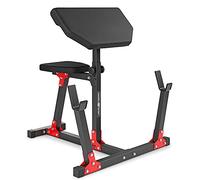 Marbo Sport - Soporte para bíceps y tríceps Larry Scott - Modelo MH-L105 - Estructura sólida y Duradera - Respaldo Ajustable en 5 Posiciones - Ideal para Entrenamiento en casa - Negro