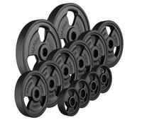 Marbo Sport Tri-Grip juego de placas de peso fundidas 29 kg 2x5kg+6x2,5kg+4x1kg