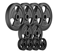 Marbo Sport Tri-Grip juego de placas de peso fundidas 29 kg 2x5kg+6x2,5kg+4x1kg