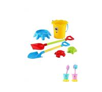 Marbueno Conjunto Cubo con Accesorios Color Rojo 47x17 cm Playa MARBUENO SUMMER 10551R