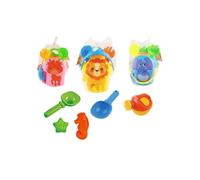 Marbueno Conjunto Cubo con Accesorios Diseño Leon 22x15 cm Playa MARBUENO SUMMER 10541L