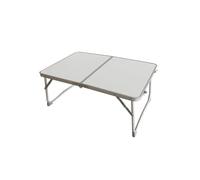 Marbueno Mesa Plegable Aluminio Blanco 64 x 29,5 x 42 cm