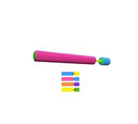 Marbueno Pistola de Agua Foam Succion Color Amarillo y Azul 40x4 cm Jardin, Piscina y Playa MARBUENO SUMMER 10124AMAZ