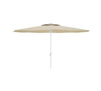 Marbueno Sombrilla Beige Poliéster Acero Ø 270 cm